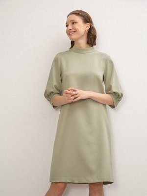 Однотонное платье PL1072/olive