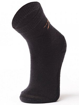 Носки Soft merino wool - мягкие носки с дополнительным утеплением в зоне стопы, цвет черный