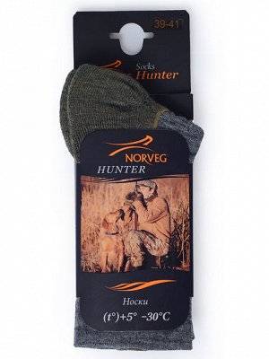 Носки Hunter, цвет: серый-зеленый меланж