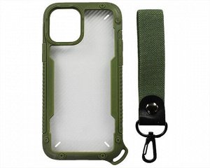 Чехол iPhone 12/12 Pro Armor Carbon (зеленый)