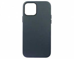 Чехол iPhone 12/12 Pro Leather Case без лого, темно-синий
