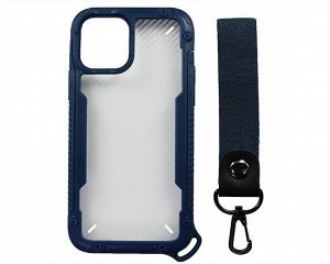 Чехол iPhone 12/12 Pro Armor Carbon (синий)