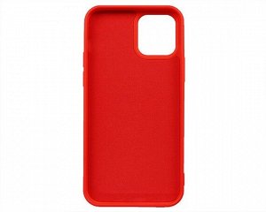 Чехол iPhone 12/12 Pro Microfiber (красный)