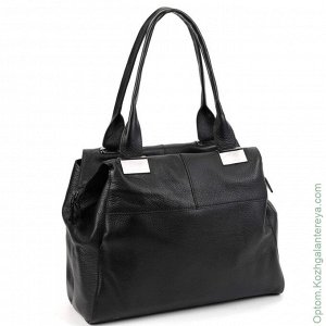Женская кожаная сумка 6294 Блек-1 черный