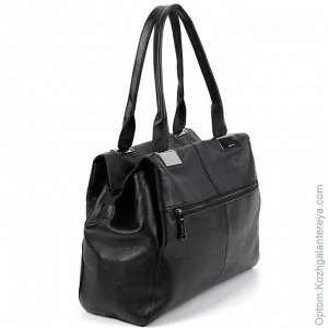 Женская кожаная сумка 6294 Блек-1 черный