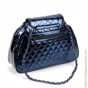 Женская кожаная сумка Cidirro 73590 Блу синий