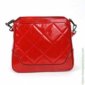 Женская кожаная сумка Cidirro 73588 Ред красный