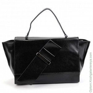 Женская кожаная сумка Cidirro 503 Блек черный