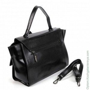 Женская кожаная сумка Cidirro 503 Блек черный