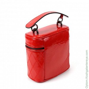 Женская кожаная сумка 73597 Ред красный