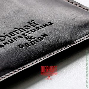 Мужская кожаная обложка для документов Dierhoff Д 6011-926 коричневый