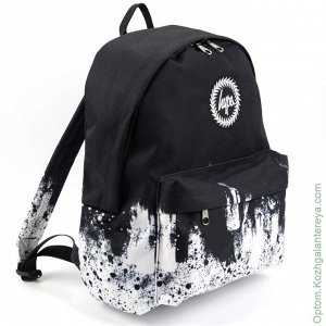 Женский текстильный рюкзак Hype ДТ 001 Черный с Белым черный