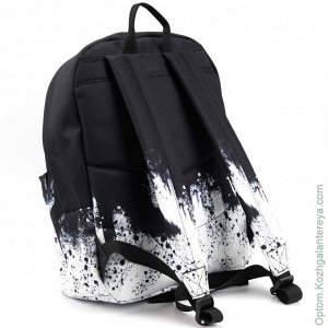 Женский текстильный рюкзак Hype ДТ 001 Черный с Белым черный