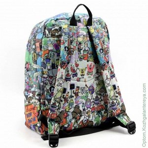 Женский текстильный рюкзак Hype ДТ 001 Спанч Боб многоцветный