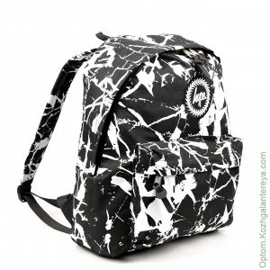 Женский текстильный рюкзак Hype ДТ 001 Черный/Белый черный белый