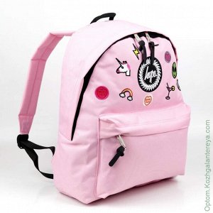 Женский текстильный рюкзак Hype ДТ 001 Розовый Единорог розовый