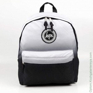 Женский текстильный рюкзак Hype ДТ 001 Серый/Черный черный серый