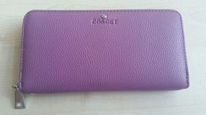Большой женский кошелек Coscet CS404-26D пурпурный