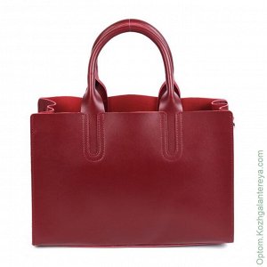 Женская кожаная сумка 8827 Д.Ред красный