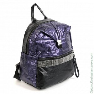 Женский рюкзак 7058 Блек/Пурпл пурпурный