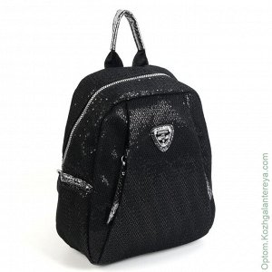 Женский текстильный рюкзак 11010-А Блек черный