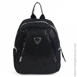 Женский текстильный рюкзак 11010-А Блек черный