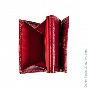 Маленький женский кошелек Coscet CS205-108B красный