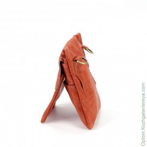 Мужская кожаная сумка 006500 Рыжий рыжий