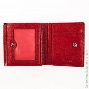 Маленький женский кошелек Coscet CS404-108B красный