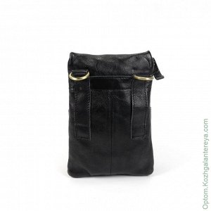 Мужская кожаная сумка 006500 Черный черный