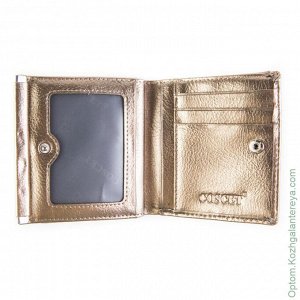 Маленький женский кошелек Coscet CS632-108E золотой