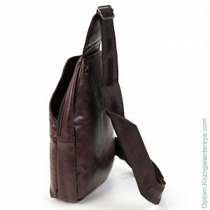 Мужская сумка слинг 7709-1 Коричневый коричневый