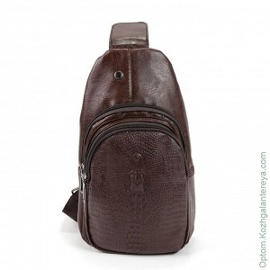Мужская сумка слинг 7710-1 Коричневый коричневый