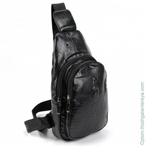 Мужская сумка слинг 7710-1 Черный черный
