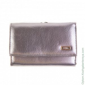 Маленький женский кошелек Coscet CS632-200D серебряный