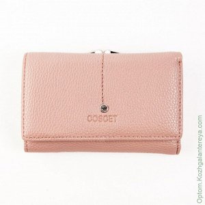 Маленький женский кошелек Coscet CS404-02C розовый