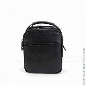 Мужская кожаная сумка 17-619-599 Блек черный