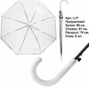 Женский зонт полуавтомат L17