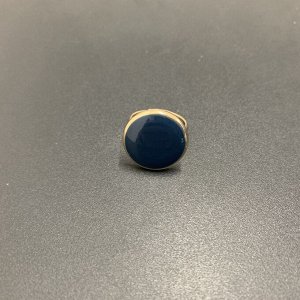Кольцо 'Синяя эмаль'
