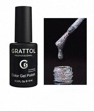 Grattol, Гель-лак OS - Opal Silver  (9 мл.)