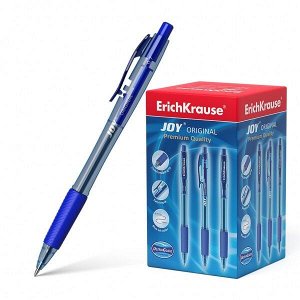 Ручка шарик "ErichKrause Joy Original. Ultra Glide Tehnology" автом. 0.7мм синяя 1/50 арт. ЕК-43346