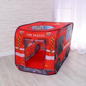Детская игровая палатка «Пожарная машина» 73?73?114 см