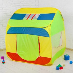 Палатка детская «Домик с окном», зелёный, 120 ? 120 ? 130 см