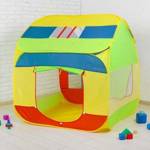 Палатка детская «Домик с окном», зелёный, 120 * 120 * 130 см
