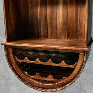 Мини-бар деревянный "Ретро-классик", 135 х 75 х 32 см, массив ясеня