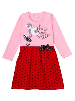 Платье для девочек "Good mouse pink"