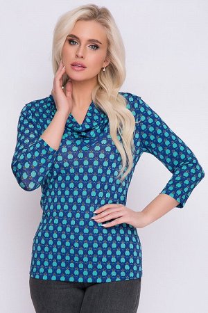 Блуза Блузка из трикотажного полотна.
30% вискоза 65% п/э,5% эластан