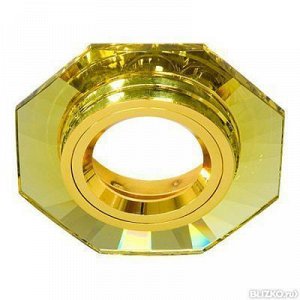 Светильник точечный FERON 8120-2 GU5.3 жёлтый/золото