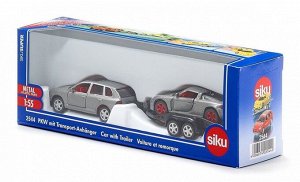Машинка Siku с прицепом и спортивной машиной
