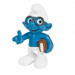 Фигурка Schleich Гномик смурф Умник с книгой